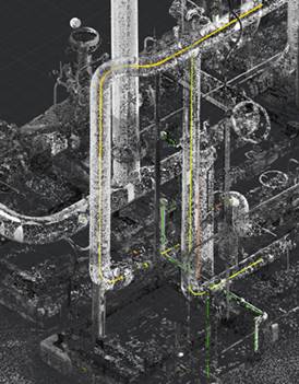 CAD drawing Searching for Pipes in Point Cloud 17