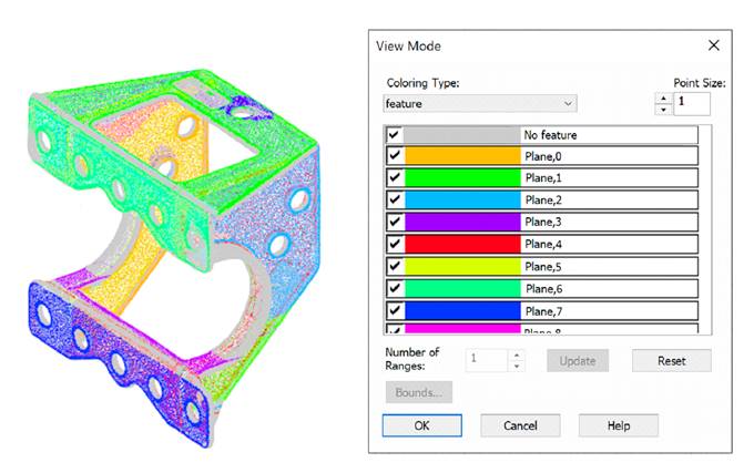CAD drawing Searching for Planes in the Point Cloud 8
