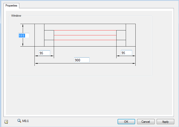 CAD software Window 13