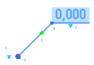 CAD drafting Level mark on plane 12