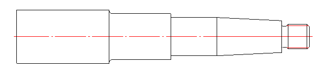 CAD drafting Shaft fillet 9