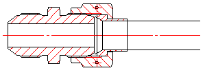 CAD drawing Creating a cross-section of a connection 5