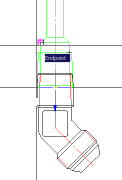 CAD software Example of construction of the pipeline on external cone 1