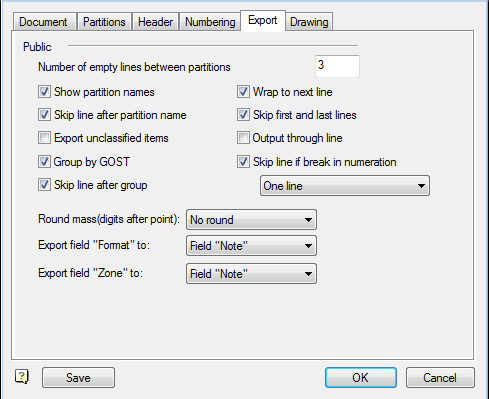 CAD software Setting up a custom type specification 7