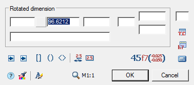 CAD software Edit dimension 4
