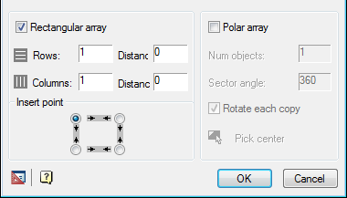 CAD drawing Array 8