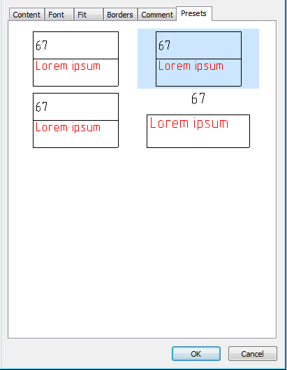 CAD drawing Cell Properties 23