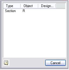 CAD software Dialog for editing views, cuts, sections 1