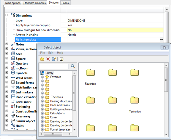 CAD software SETTINGS 64