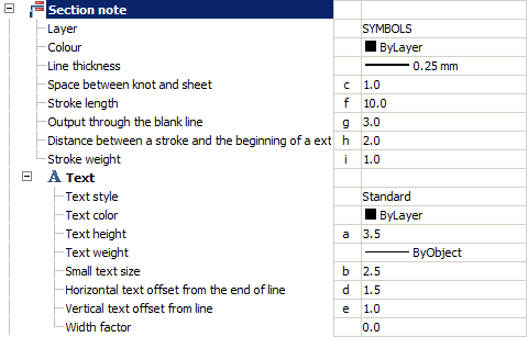 CAD software SETTINGS 76