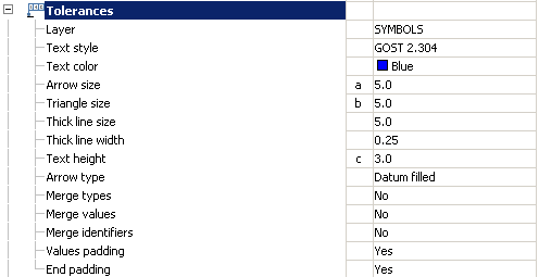 CAD software SETTINGS 85