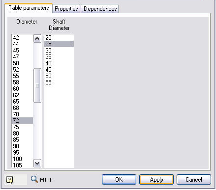 CAD drafting WORKING WITH STANDARD ELEMENTS 54