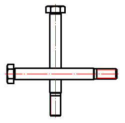 CAD drafting WORKING WITH STANDARD ELEMENTS 210