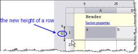 CAD software Design of Rows and Columns 1