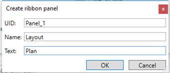 CAD drafting Ribbon Tab  3
