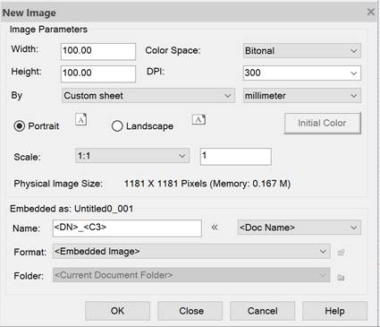 CAD software Creating a New Raster Image 7