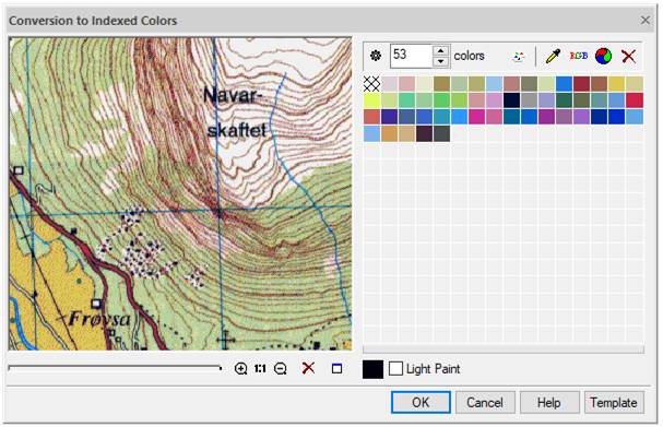 CAD software Conversion to True Color, Grayscale and 256 Colors 16