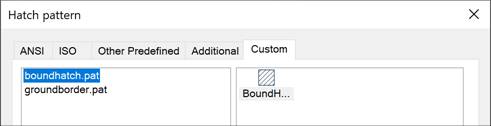 CAD drawing Hatch Dialog Box 5