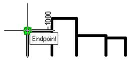 CAD drawing Ordinate Dimensioning 8