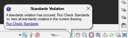 CAD drafting Standards Check Options 12