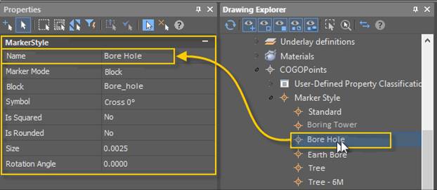 CAD drawing Creating Geopoints 8