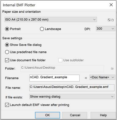 CAD drawing Plotter Settings 8